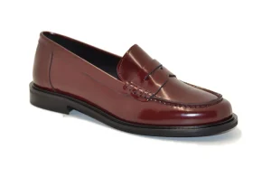 MOCASSINO IN PELLE ABRASIV LUXOR BORDEAUX