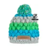 MOD BOOB BEANIE NEPAL IN LANA VARIANTE BLUE ONESIZE