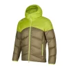 NATURE DOWN JACKET M TURTLE LIME PUNCH