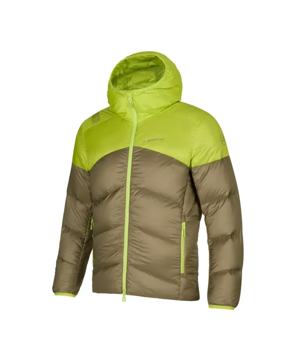 NATURE DOWN JACKET M TURTLE LIME PUNCH