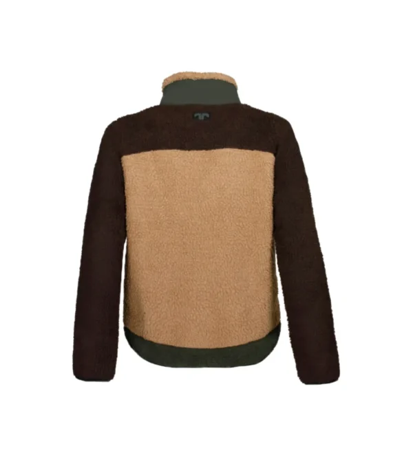 NEPAL MAN FLEECE T740 VERDE MARRONE BEIGE