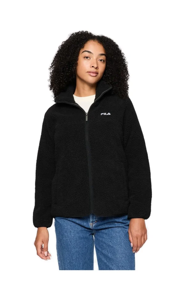 OACALA SHERPA JACKET BLACK WOMEN