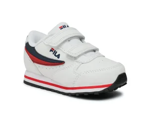 ORBIT VELCRO INFANTS WHITE DRESS BLUE