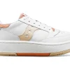 ORIGINALS JAZZ COURT PLATFORM S60773-2 WHITE PEACH