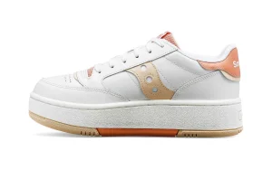 ORIGINALS JAZZ COURT PLATFORM S60773-2 WHITE PEACH