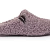 PANTOFOLE YORK CURLY LILA
