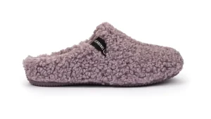 PANTOFOLE YORK CURLY LILA
