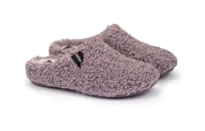 PANTOFOLE YORK CURLY LILA