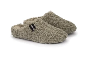 PANTOFOLE YORK CURLY VERDE