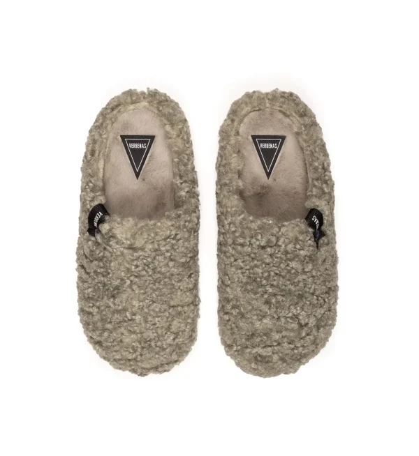 PANTOFOLE YORK CURLY VERDE