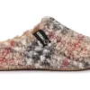 PANTOFOLE YORK PLAID BORREGO BEIGE