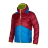PINNACLE DOWN JACKET M SANGRIA ELECTRIC BLUE
