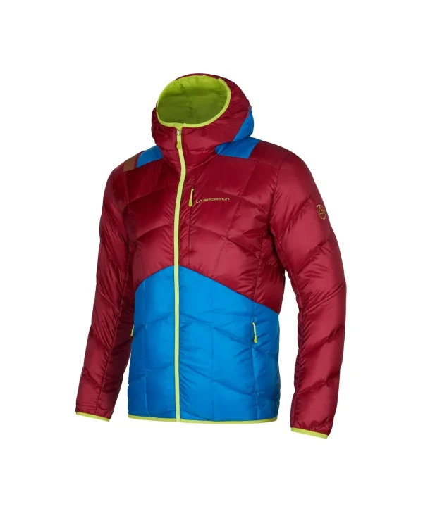 PINNACLE DOWN JACKET M SANGRIA ELECTRIC BLUE