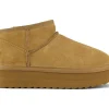 PLATFORM WINTER BOOT SUEDE YWPLA01 TAN