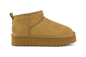 PLATFORM WINTER BOOT SUEDE YWPLA01 TAN