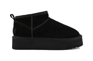PLATFORM WINTER BOOT SUEDE YWPLA01 BLACK