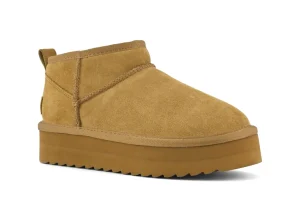 PLATFORM WINTER BOOT SUEDE YWPLA01 TAN