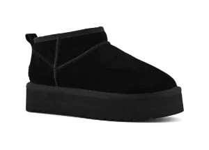 PLATFORM WINTER BOOT SUEDE YWPLA01 BLACK