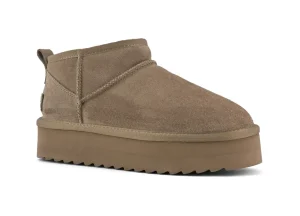 PLATFORM WINTER BOOT SUEDE YWPLA01 TAUPE