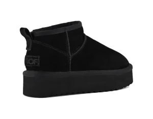PLATFORM WINTER BOOT SUEDE YWPLA01 BLACK