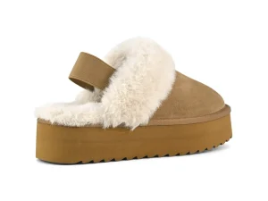 PLATFORM SLIPPER TAN