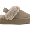PLATFORM SLIPPER TAUPE