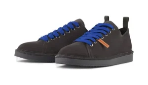 P01M017-00892171 SNEAKERS SUEDE ANTRACITE ULTRA MARINE