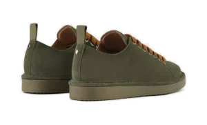 P01M017-00892169 SNEAKERS SUEDE MILITARY GREEN BROWN SUGAR