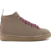 POLACCHINO DONNA P01 IN SUEDE FODERATO IN MICROFIBRA WALNUT BROWNROSE