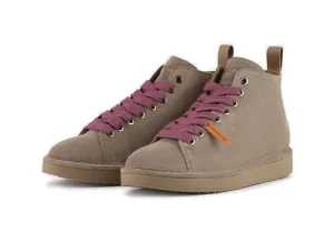 POLACCHINO DONNA P01 IN SUEDE FODERATO IN MICROFIBRA WALNUT BROWNROSE