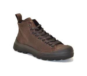 POLACCHINO P03 IN SUEDE ANKLE BOOT EBONY