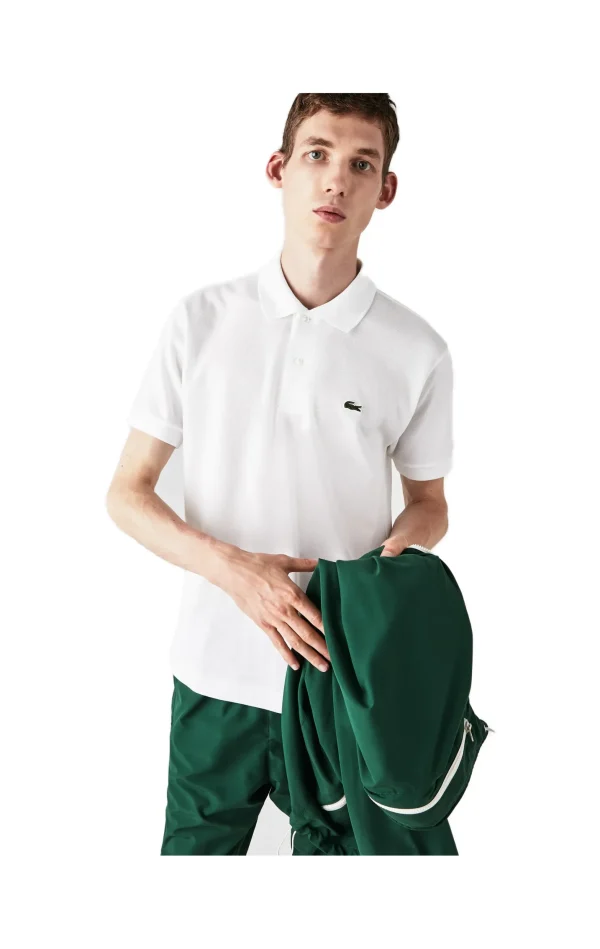 1212 001 POLO SS COTONE BIANCO
