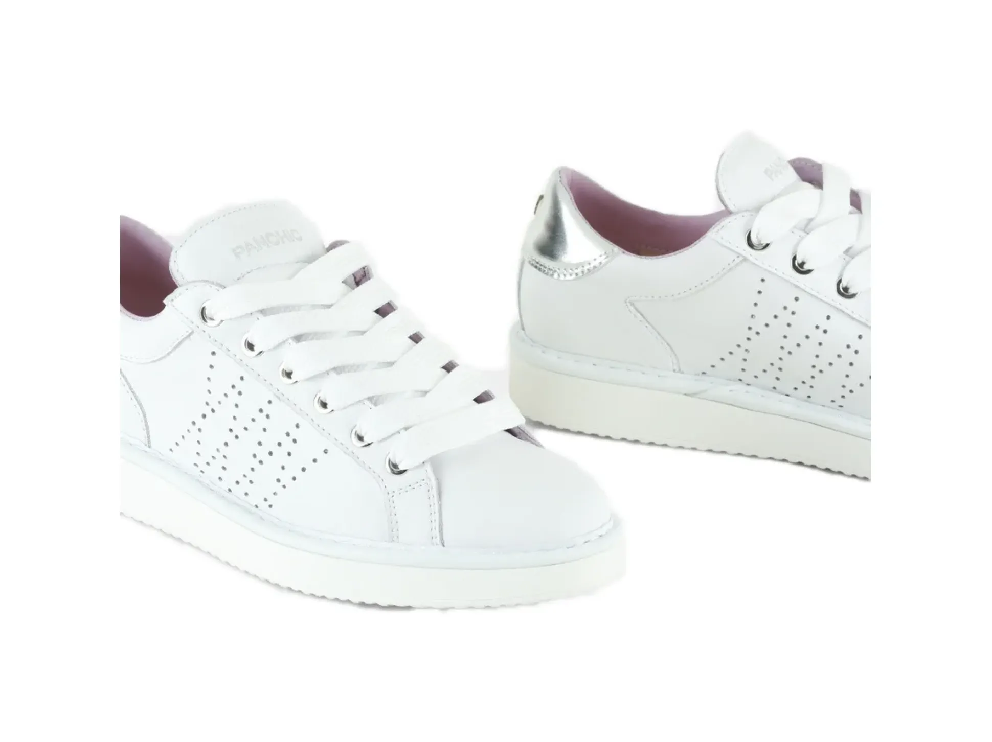 pw_sneaker_leather_mirror_3.webp P01W013-00690029 SNEAKER LEATHER MIRRORED WHITE SILVER