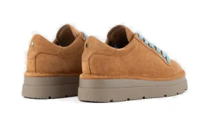 P89W007-00892175 SNEAKER LINEN SUEDE MICROPHIBRE LINING BROW SUGAR AZURE