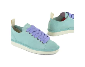 P01W001-00552113 SNEAKER SUEDE AQUA URBAN VIOLET