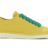 P01W001-00552112 SNEAKER SUEDE YELLOW PEPPER GREEN