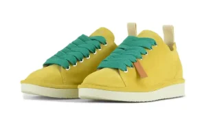 P01W001-00552112 SNEAKER SUEDE YELLOW PEPPER GREEN