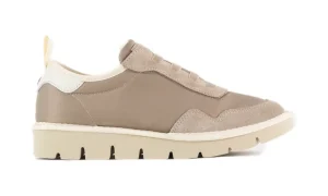 P05W001-9000V005 SLIP ON NYLON SUEDE DOVE GREY