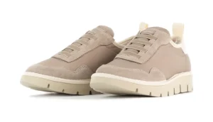 P05W001-9000V005 SLIP ON NYLON SUEDE DOVE GREY