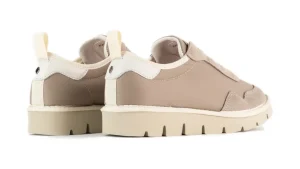 P05W001-9000V005 SLIP ON NYLON SUEDE DOVE GREY
