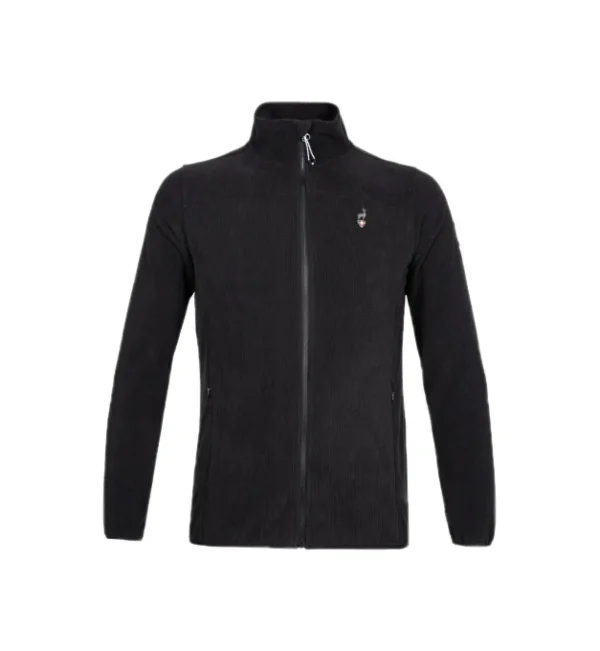 RUBEN VESTE MAILE POLAIRE BLACK