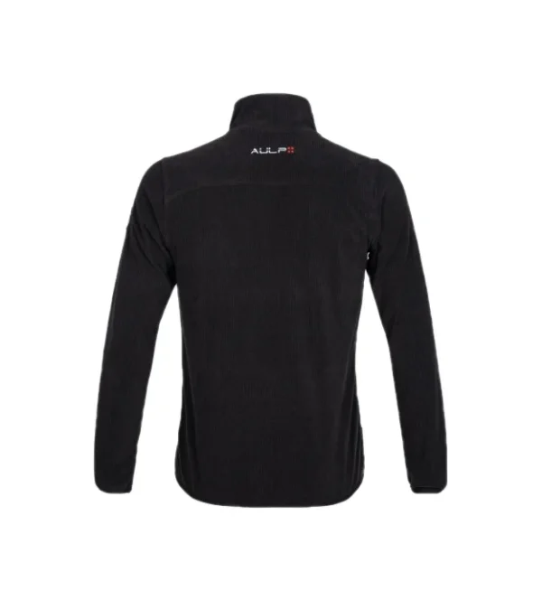 RUBEN VESTE MAILE POLAIRE BLACK