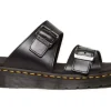 SANDALI JOSEF IN PELLE CON FIBBIA BLACK ANALINE