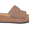 SANDALO BETTA CIABATTA PLATFORM A DOPPIA FASCIA IN RAFIA LEGNO 87V6