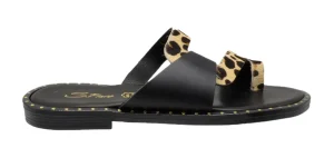 SANDALO CIABATTA LEOPARD PONY E2-042