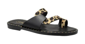 SANDALO CIABATTA LEOPARD PONY E2-042