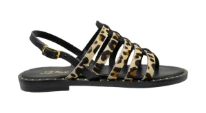 SANDALO INFRADITO LEOPARD PONY E2-044