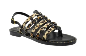 SANDALO INFRADITO LEOPARD PONY E2-044