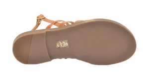 SANDALO INFRADITO TABACCO LEATHER E2-044