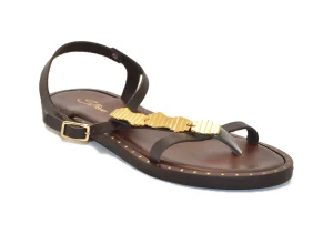SANDALO INFRADITO TESTA DI MORO LEATHER E2-064